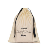 Insert Red Bottoms Here Drawstring Dust Bag | Cotton Bag